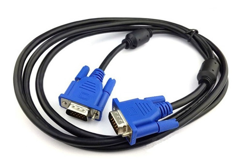 Cable Vga Para Monitor Azul 3 Mts Con Filtro