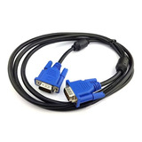 Cable Vga Para Monitor Azul 3 Mts Con Filtro