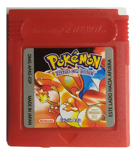 Pokémon Red / Rojo, Gameboy Color, Español, Cartucho