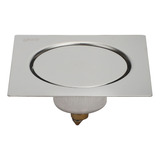 Rejilla Piso Baño Cocina Sistema Clip Clap Inoxidable 10cm