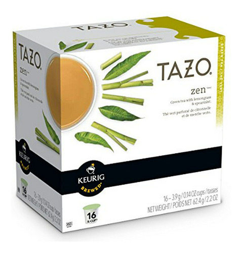 Té Verde Zen Tazo En Cápsulas Keurig, 16 Uds.