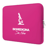 Capa Case Pasta  Maleta Para Notebook Macbook Biomedicina