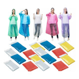 Poncho De Lluvia Desechable De 20 Piezas, Poncho Impermeable