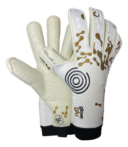 Guantes Gloveglu E:xome - Blanco/dorado