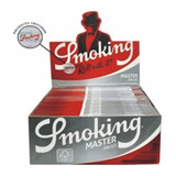 Caixa De Seda Smoking Prata Original King Size 