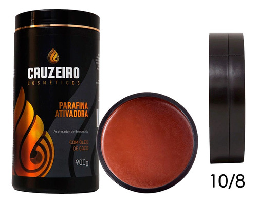 Fita + Parafina Ativador Chocolate Cruzeiro 900g Pele Morena