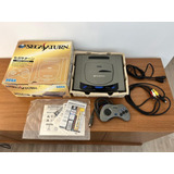 Sega Saturn Model 1, Japonês, Completo Na Caixa / Impecável / Serial Bate