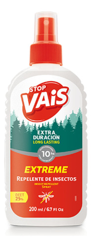Pack 3 Unid Repelente Spray Stop Vais Extreme 25 Deet Verde
