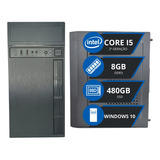 Cpu Desktop Micro Intel I5- 8gb Ram - Ssd 480gb- Barato Hdmi