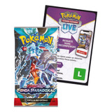 100 Código Digital Pokémon Tcg Live Fenda Paradoxal