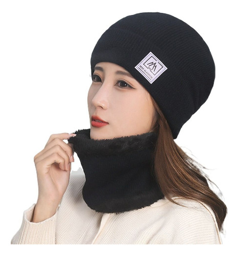 Gorro De Lana De Punto, Bufanda, Suave Para Invierno, Hombre