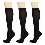 3 Pares Calcetines De Compresión Para Mujer Hombre 20-30mmhg