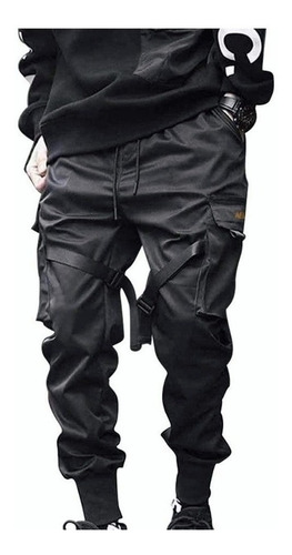 Pantalones Cargo Casual Harem Joggers Hip Hop Hombres