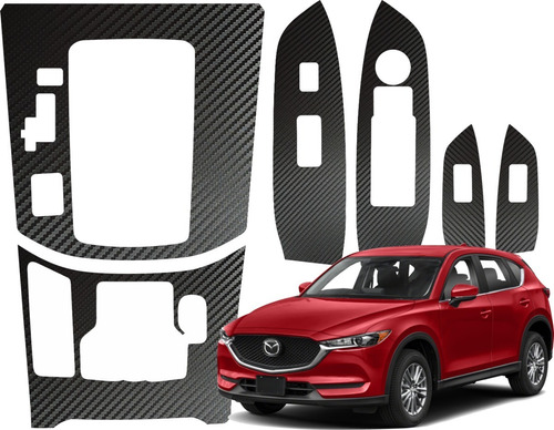 Kit Completo Sticker 4 Puertas/panel Central Mazda Cx5 18-21