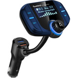 Sumind Fm Transmitter, Bluetooth, Aux 3.5mm, Usb, Blue