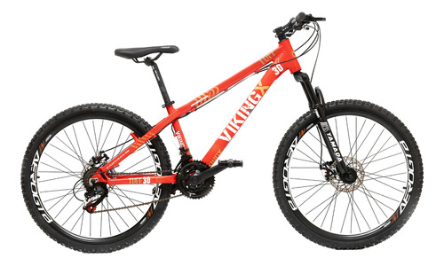 Promoção Bike Aro26 Vikingx Tuff30 21v Freio Disco Freeride