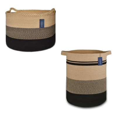 Cesta De Manta Grande Y Cesto Alto Para Ropa Sucia Comse, Al