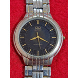 Reloj Hombre, Q&q Quartz, Water Resist (vintage).