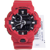 Reloj Casio G-shock Red Digital Analogico Ga700-4a