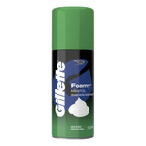 Espuma De Afeitar Gillette Foamy Mentol 175 Gr