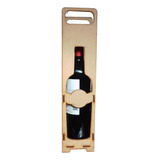 Porta Vino Botella De Fibrofacil Caja De 8x9x37 Cm X20 Un