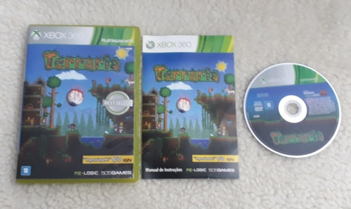 Jogo Terraria Xbox 360 Física Orig. (defeito? Leia!!!!)