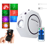 Lampara Velador Proyector Parlante Bluetooth Luz Rgb Remoto