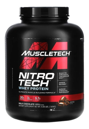 Proteina Nitro Tech Performance Series 3.97lb Todos Los Sabo