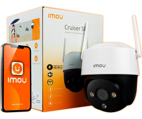 Cámara Seguridad Imou Cruiser 4mp Wifi Exterior Ip Robotica