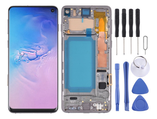 Pantalla Tft Lcd Con Marco For Samsung Galaxy S10 Sm-g973