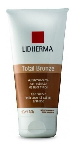 Lidherma Total Bronze X150gr Autobronceante