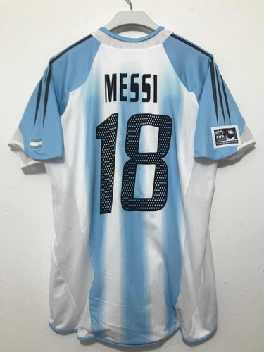 Jersey Argentina Sub-20 Messi Vers Jugador Doble Tela L/g