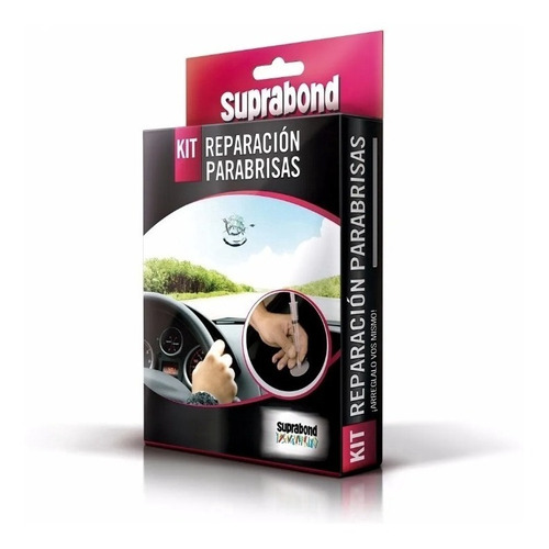 Kit Set Suprabond Repara Parabrisas Vidrio Cristal