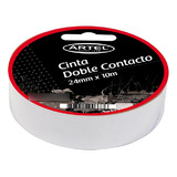 Cinta Adhesiva Doble Contacto 24mm X 10m Artel