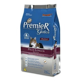 Alimento Premier Super Premium Pelos Longos Para Gato Adulto Sabor Frango Em Sacola De 7.5kg