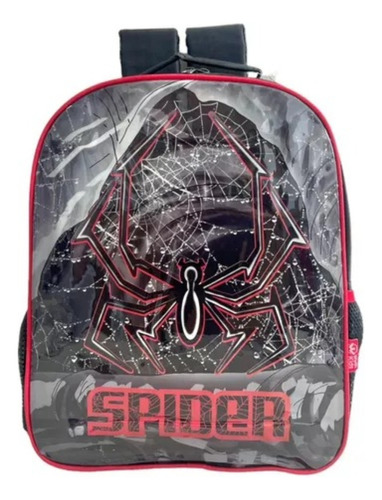 Mochila Escolar Bolsa Costas Spider Aranha Menino Bolso