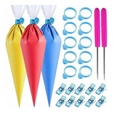 122pieces Tipless Piping Bags - 100pcs Disposable Piping Pas
