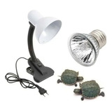 Luminária + Lâmpada Uva Uvb 3.0 110v 220v Repteis Luz Sol