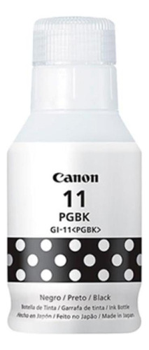 Botella De Tinta Canon Gi-11 135 Ml Negro 