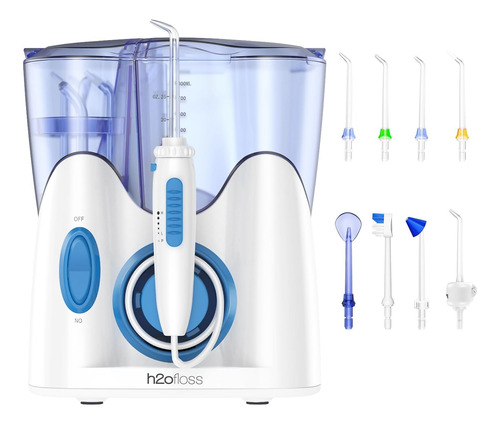 H2ofloss® Dental Water Flosser For Teeth Cleaning With 12 Mu