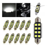 Diez Luces De Techo De Coche Led 2835 8smd Cnabus 12v