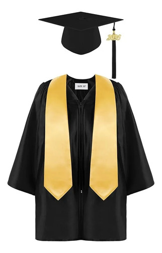 Toga Y Birrete Para Graduación Infantil Talla [u]