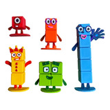 Numberblocks Personajes 1 A 5 Encastrables Juego Didactico