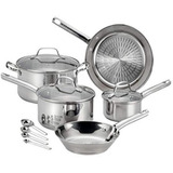 Juego De Utensilios De Cocina T-fal Pro E760sc, Acero Inox.