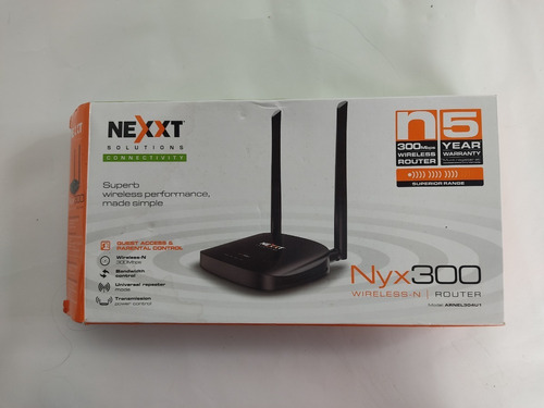  Router Nexxt Solutions Nyx 300 Negro