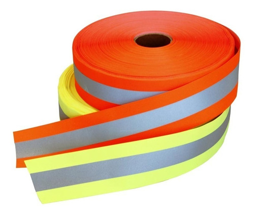 Cinta Fluo Reflectiva 38mm Indumentaria Seguridad Uniformes