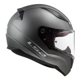 Casco Integral Moto Ls2 Rapid Ff353 Color Titanio Mate Sólido Talla M