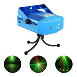 Mini Laser Audioritmico Efecto Lluvia Multipunto Rojo Verde