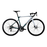 Bicicleta Ruta Sunpeed Astro  2022 R700 51 18v Frenos Disco Semi-hidráulico Cambios Shimano Sora R3000 Color Verde/plateado  