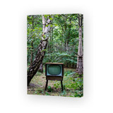 Cuadro 40x60cm Retro Vintage Antigua Tv Television P1